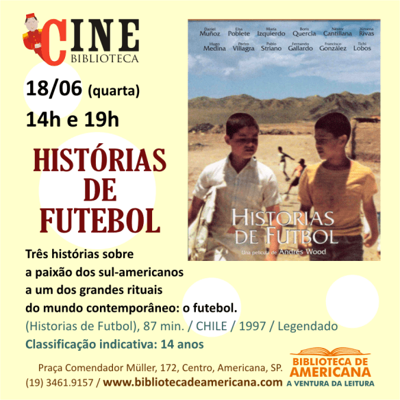 Cine Biblioteca - Histórias de futebol