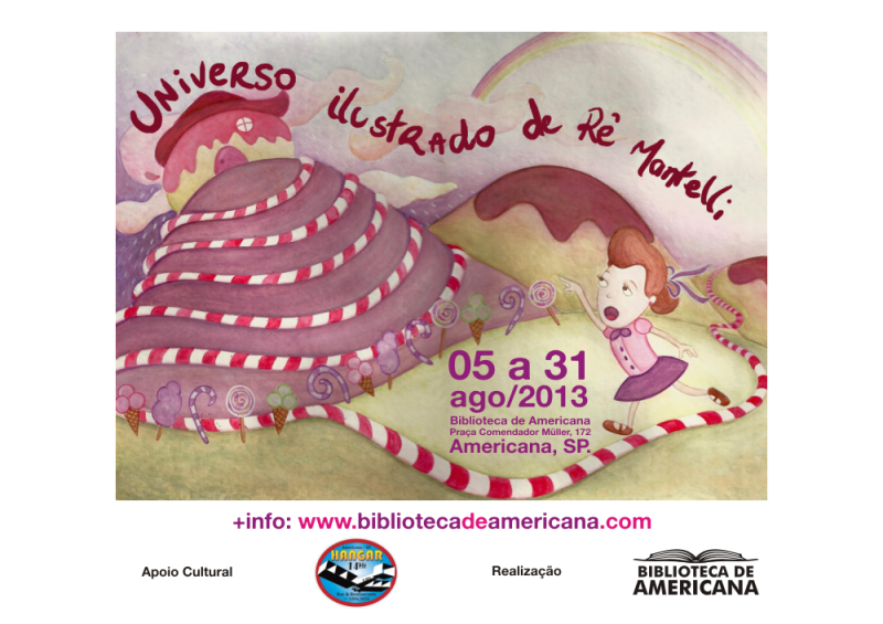 O universo ilustrado de Rê Mantelli