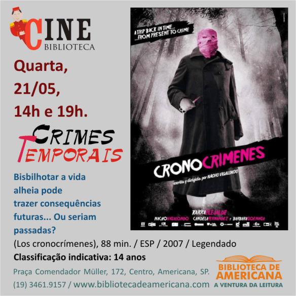 Cine Biblioteca - Crimes Temporais