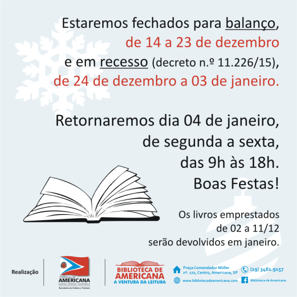 Aviso fim de ano